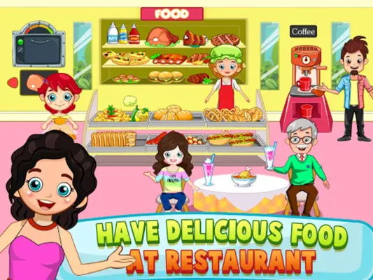 Mini Town Kids Shopping Stores android App screenshot 1