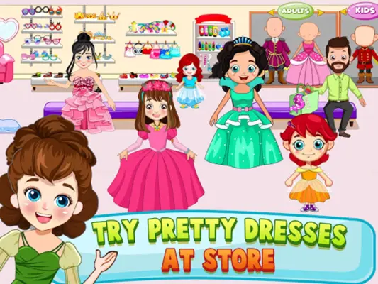 Mini Town Kids Shopping Stores android App screenshot 3